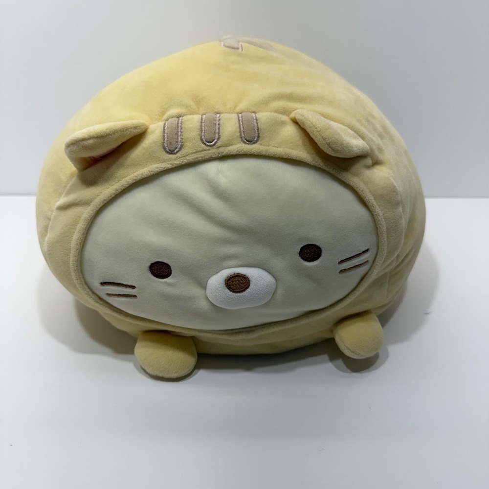 Sumikko Gurashi San-X Neko Cat Plush Large 13 inch Yellow Soft Toy AQI5526